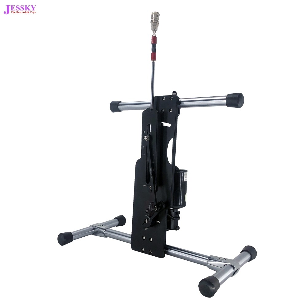 6 Speed Smart Sex Machine Wireless Remote Control Fucking machine With 2 Pcs Big Dildos/User Manual Red/Black