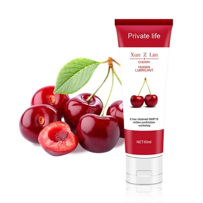 Oral Sex Fruit Flavor Edible Personal Lubricant - Water-Based Lube for Sex Fantasy & Intense Orgasm - 60ml