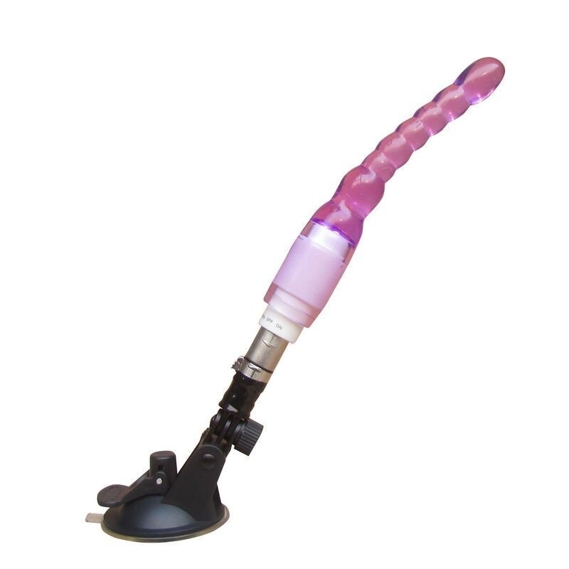 Anexo anal para máquina de sexo automática Mini dildo com 18 cm de comprimento e 2 cm de largura cor-de-rosa