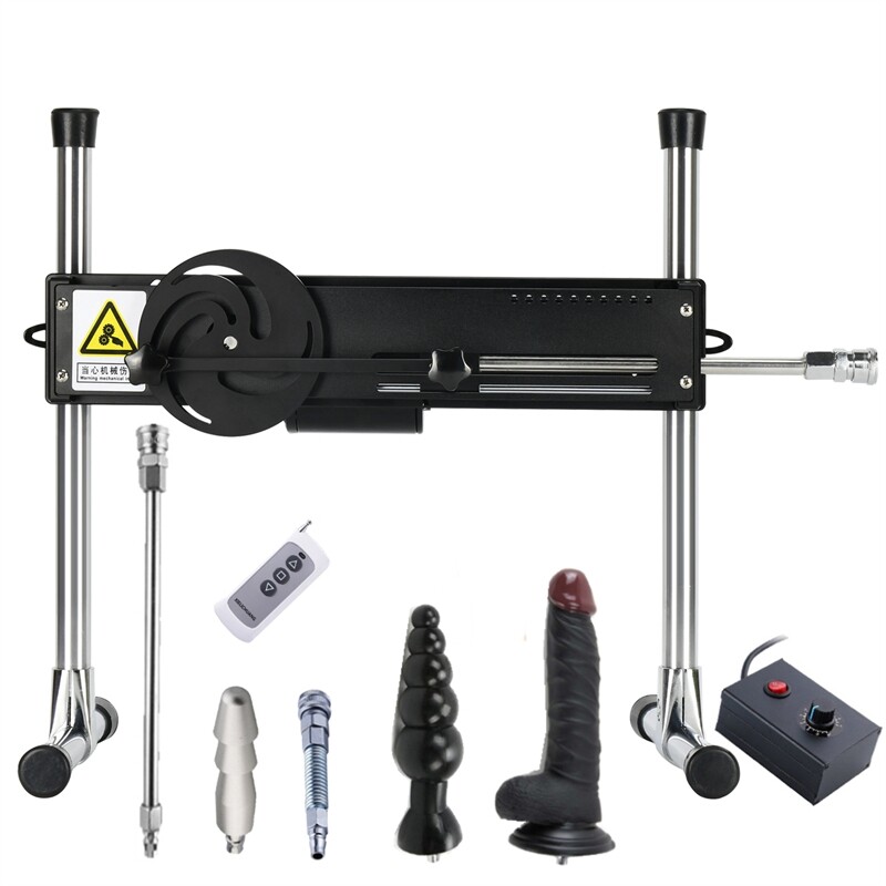 Jessky Sex Machine com 5 Peças de Acessórios Controle sem fio E Controlado por fio, Garantia de 1 ano