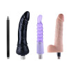 Conjunto de Acessórios para Máquina Sexual Jessky 4pcs com Conector 3XLR
