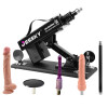 Máquina de sexo automática para mulheres JESSKY com conector 3XLR, ventosa, 5 acessórios