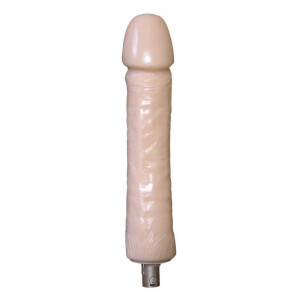 Anexo de máquina de sexo automática Grande pênis de silicone Dildo de carne 26cm comprimento 5.5cm largura