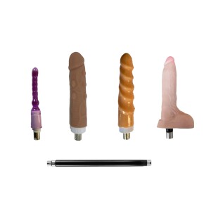 JESSKY 5 Peças de Anexos para Máquina de Sexo 3 Anexos XLR