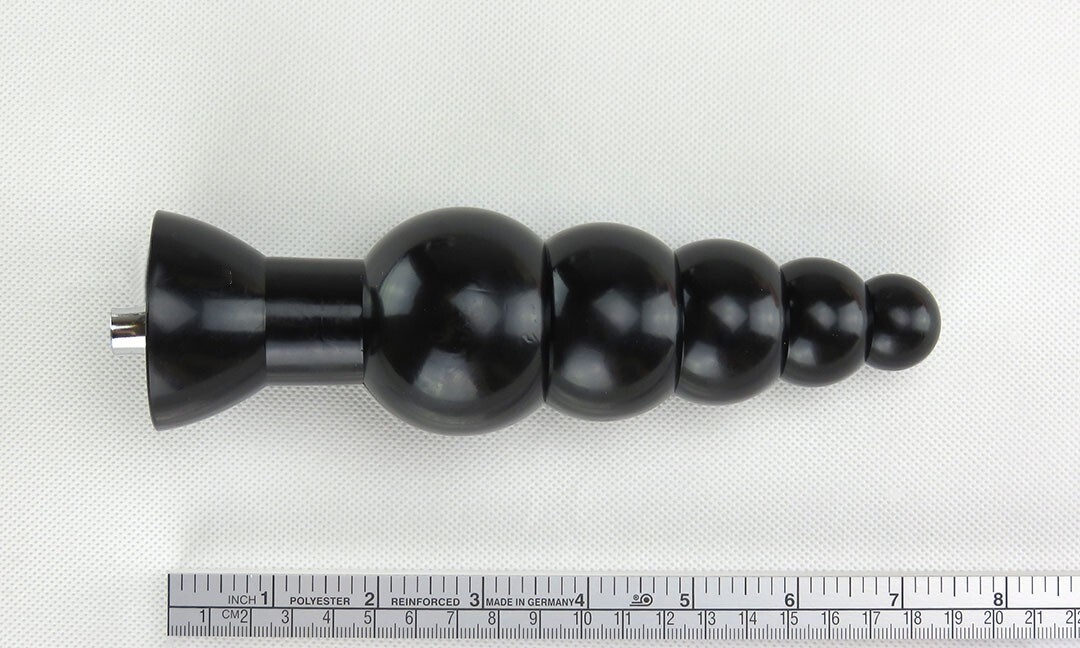 JESSKY 3 Stück Sexmaschinen-Anbaugeräte Schnellluftverbinder-Anbaugeräte, 1 schwarzer Dildo, 2 x Anal-Sex-Dildo
