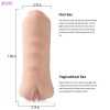 3D realistischer geformter Masturbator 3-in-1 Vaginal Anal Oralsex-Spielzeug für männliche Masturbation