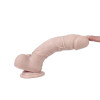 8,1 Dual Density Adern Dildo Realistisches Penis Dong mit Bällen Starke Saugnapf Weibliches Sexspielzeug