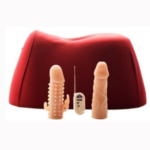 2-Geschwindigkeits-Ritt auf ejakulierender Sexmaschine Fernbedienung Orgasmus-Fickmaschine Rot