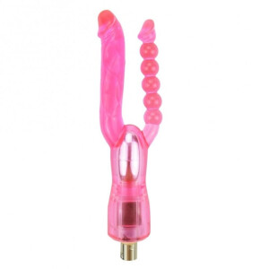Doppelkopf-Dildo-Ansatzspielzeug für Sexmaschinen-Geräte 