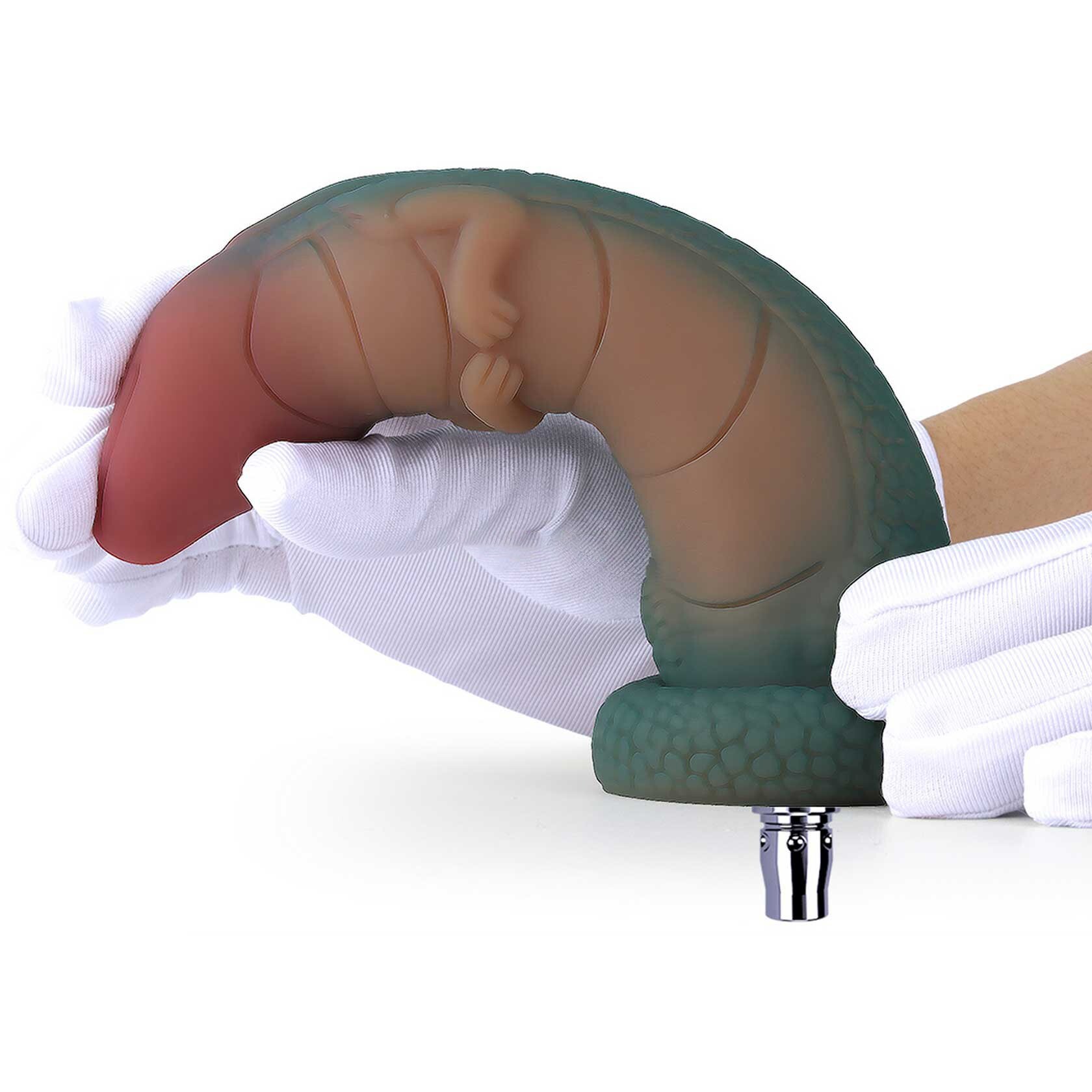 7,9 pouces Mini Dragon Dildo en silicone Platinum Fantasy Monster Dildo