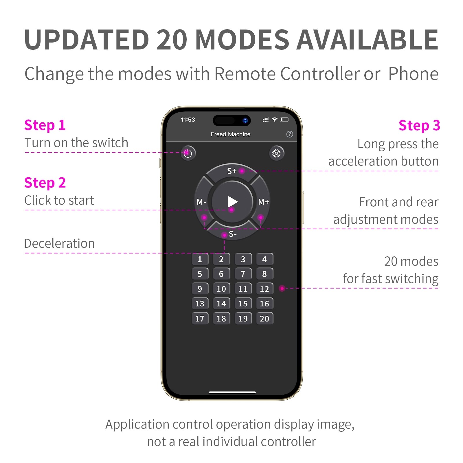 Jessky Sex Machine Sans Fil Télécommande & Contrôle APP Machine À Baiser Avec 6 Pièces De Fixation