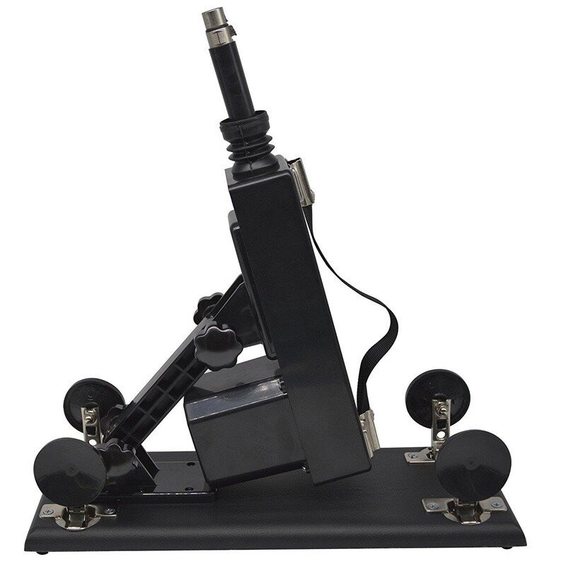 Machine de sexe de masturbation pour couples avec coupe de vagin et 8 accessoires de gode noirs