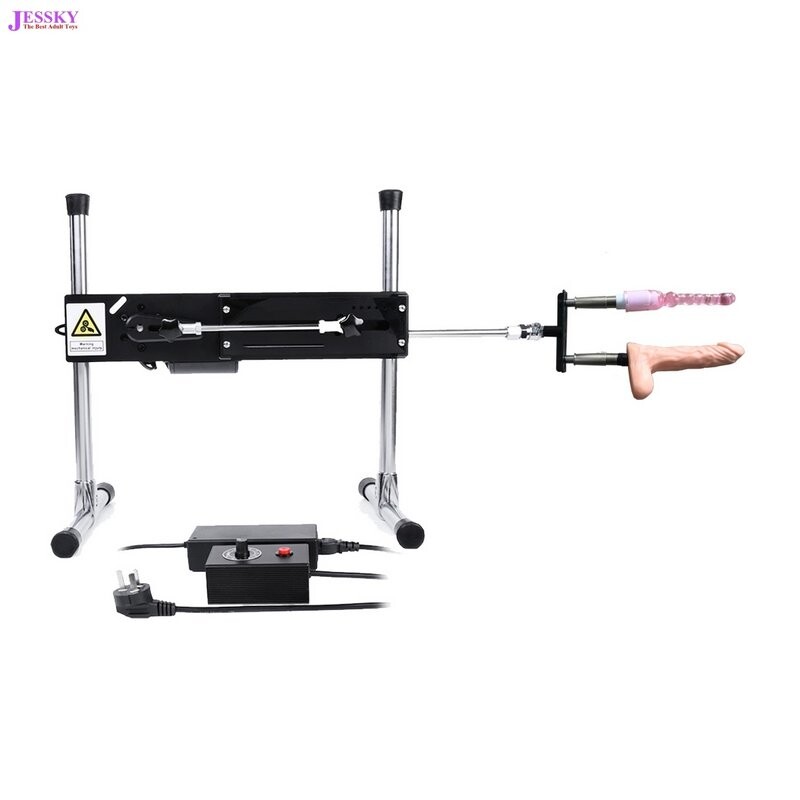 Double Dildos Pénétration Accessoire pour Machine à Sexe, Adapté pour Dildos avec Connecteur à Trois Broches