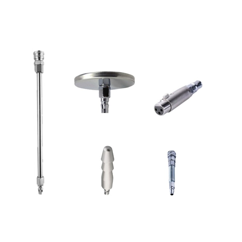 JESSKY 5PCS Attachements pour Machine à Sexe Connecteur Rapide Air Attachments