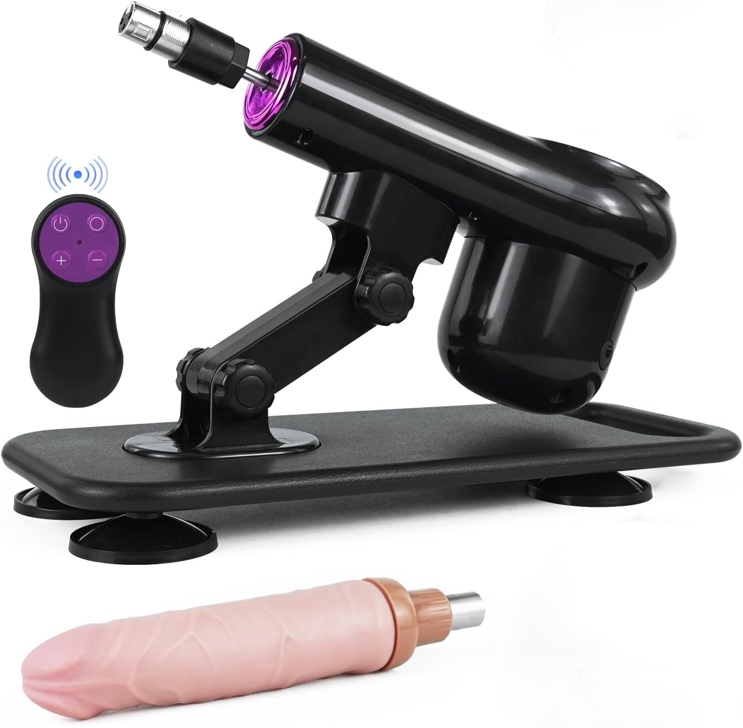 Machine à Sexe à Poussée avec 8 Accessoires, Télécommande, Machine à Amour pour Massage Sexuel Vaginal et Anal