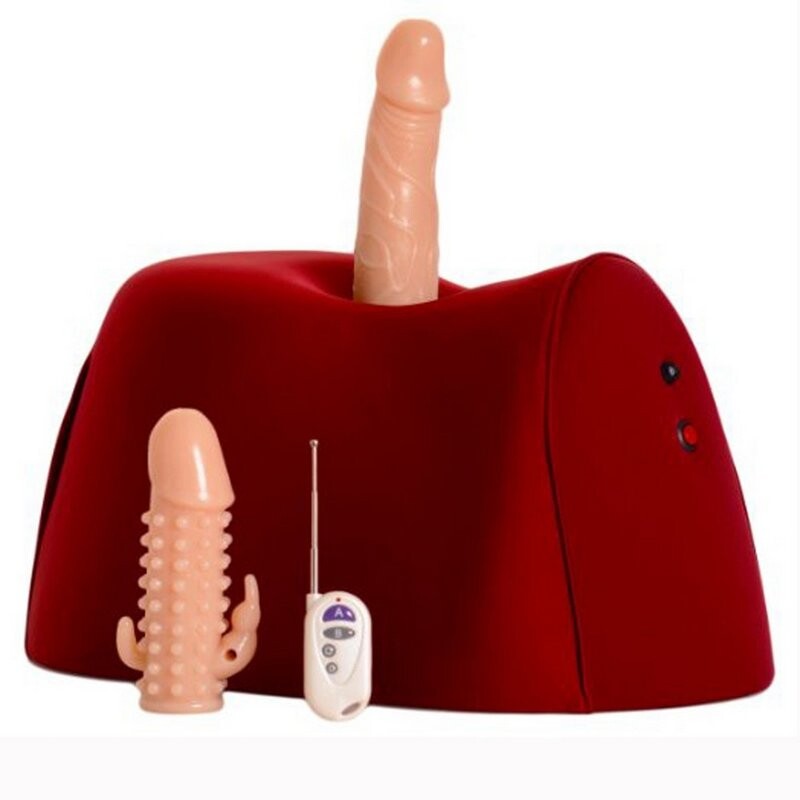 VIDÉOS 7 Speed Ride On Ejaculating Sex Machine Télécommande orgasme machine de baise rouge