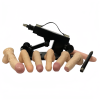Machine de sexe automatique avec sept godemichés pour la masturbation masculine