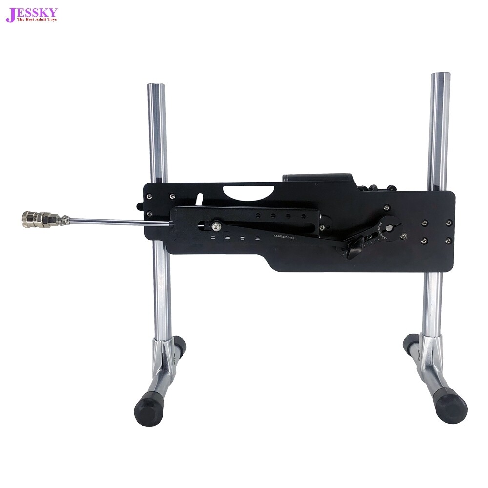 Máquina de sexo inteligente de 6 velocidades con control remoto inalámbrico y 2 consoladores grandes/Manual de usuario rojo/negro