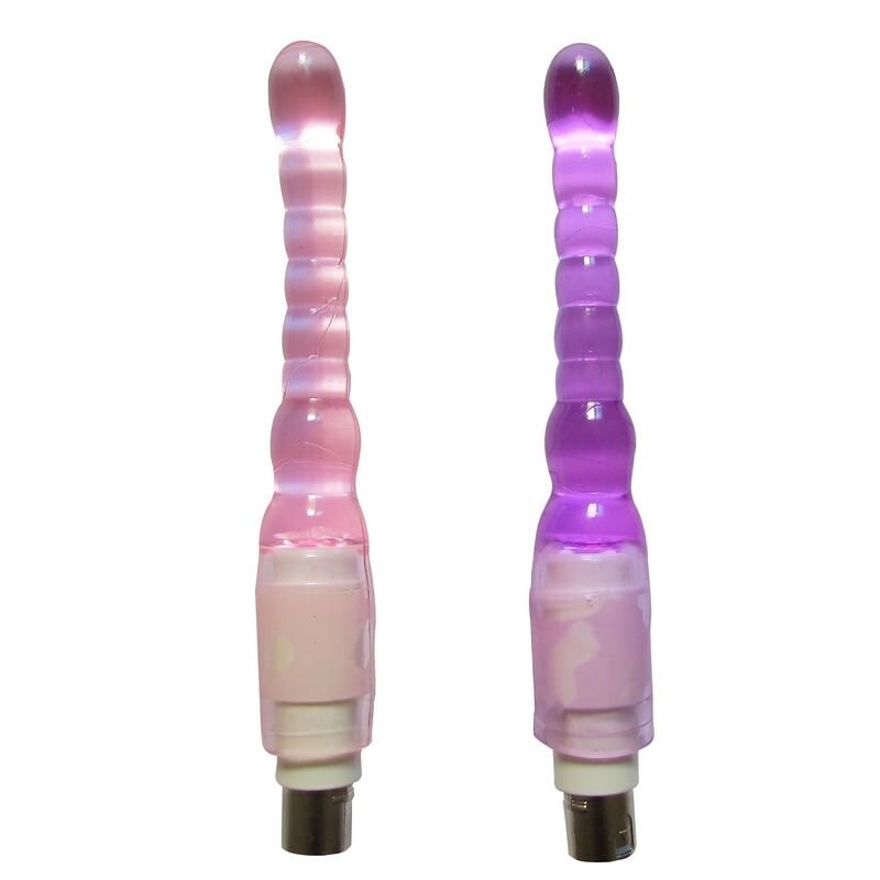 Pieza de acoplamiento anal de máquina de sexo automática, mini consolador de 18 cm de longitud y 2 cm de ancho en color rosa
