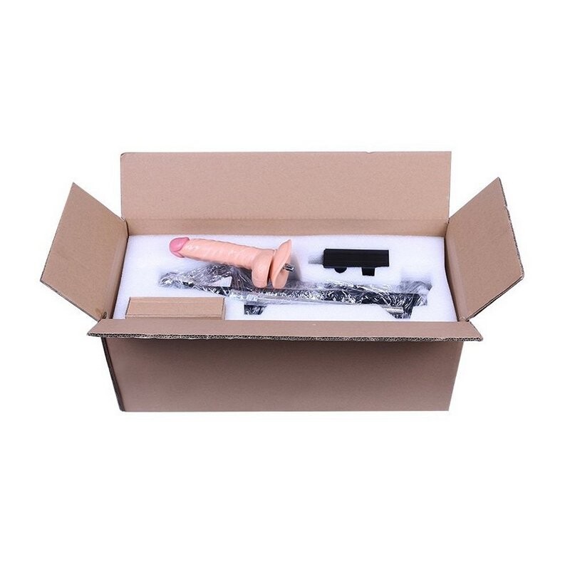 Máquina Sexual de Metal con 120w de Fuerza de Penetración Potente y Dildo Vac-u-Lock Negro sin Ruido