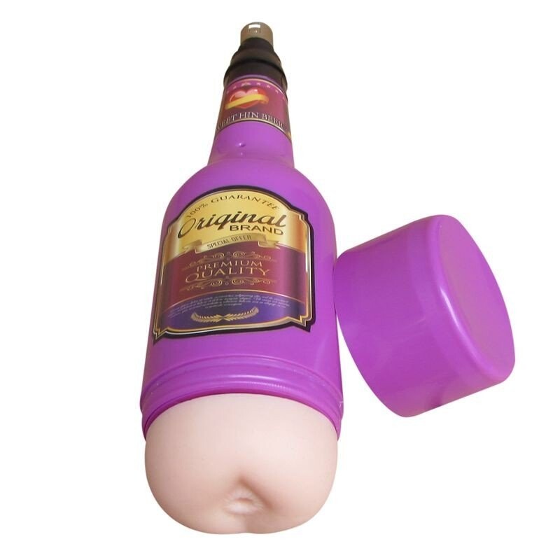 Pieza adjunta de máquina sexual para masturbación anal masculina Taza de cerveza sexual para hombres