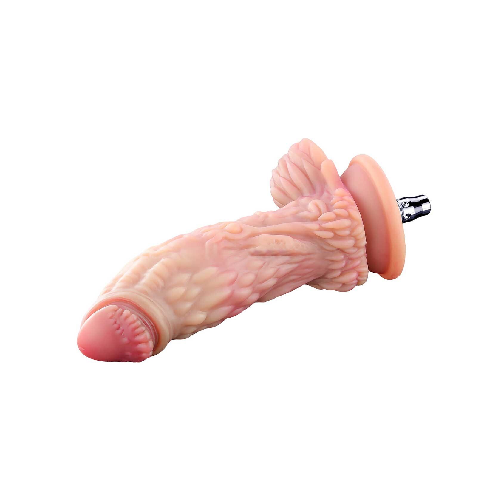 Dildo a forma di dinosauro in silicone platinato a doppio strato da 6,7 pollici