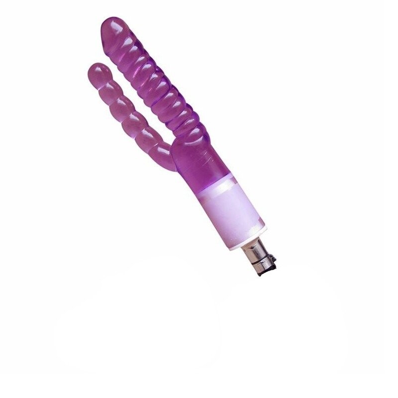 Dildo realistico a doppia testa masturbatore per doppia penetrazione vaginale e anale