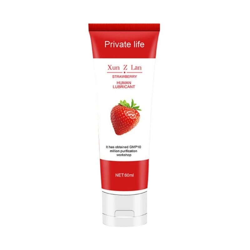 Lubrificante personale commestibile al gusto di frutta per sesso orale - Lubrificante a base d'acqua per fantasie sessuali e orgasmi intensi - 60ml