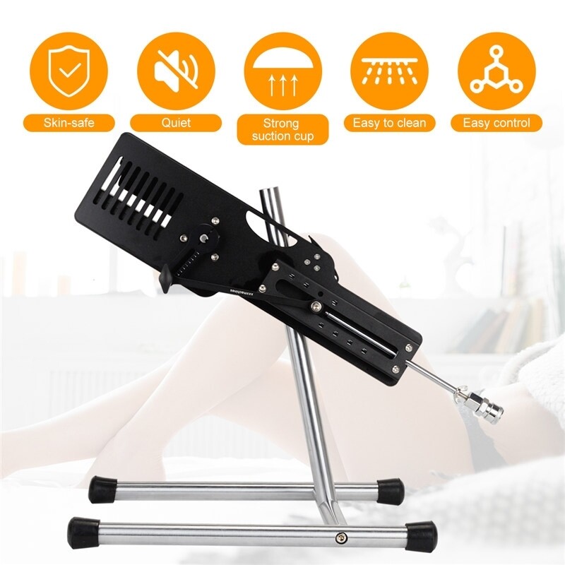 Edizione Aggiornata Jessky Sex Machine Controllo Remoto Wireless Con 2 Dildos Grandi