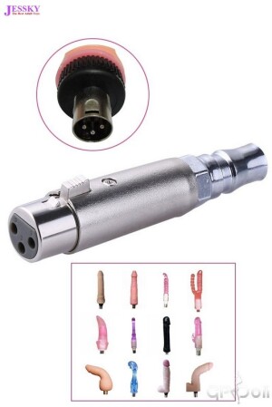 Adattatore connettore a 3 poli XLR Jessky, adatto per la Macchina dell'Amore Premium Jessky