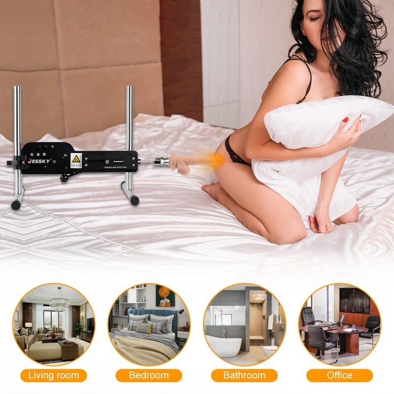 Premium Sex Machine Draadloze Afstandsbediening & APP Controle Neukmachine Met 6PCS Bijlagen