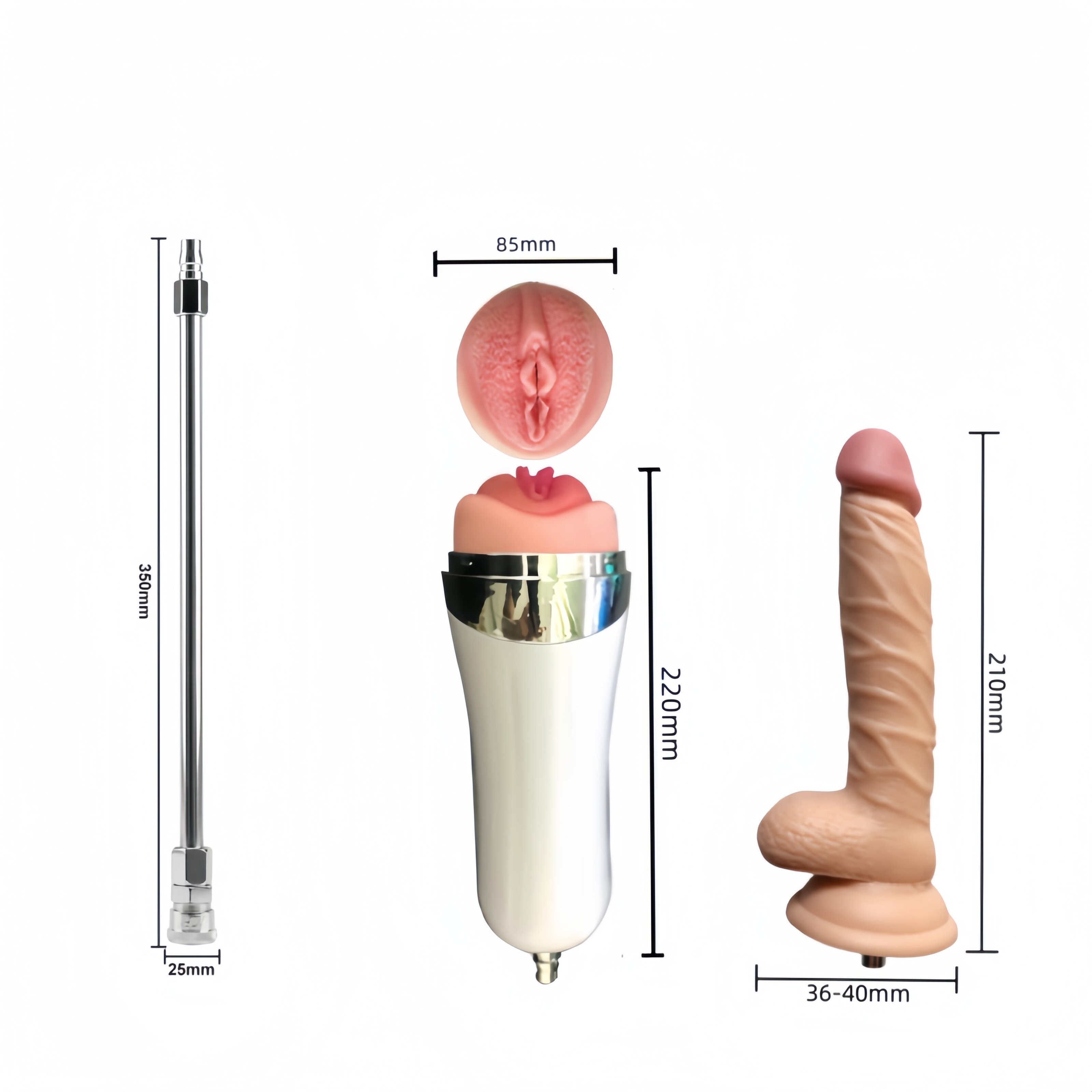 Nieuwe APP-besturings premium sekemachine draadloze afstandsbediening neukmachine met sekscup