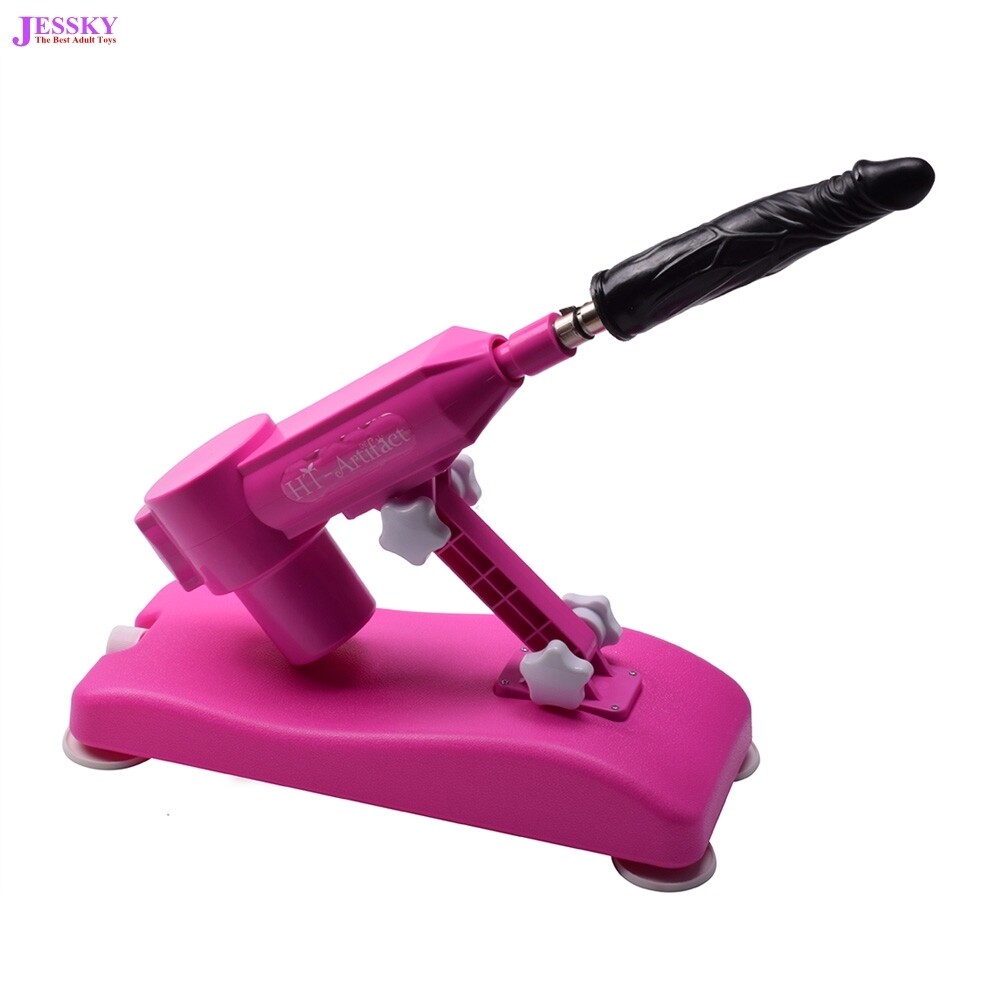 Automatische sekspmachine met 8 st. Dildo's Geruisloze liefdesmachine robot