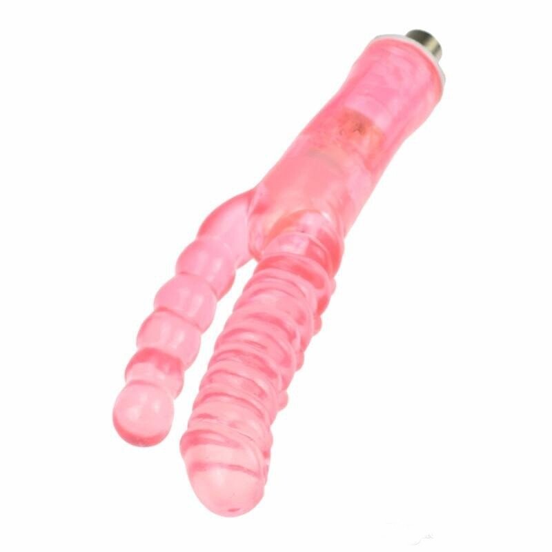 Dubbele dildo masturbator Dubbelzijdige realistische dildo Vaginaal en anaal genot voor seksmachine