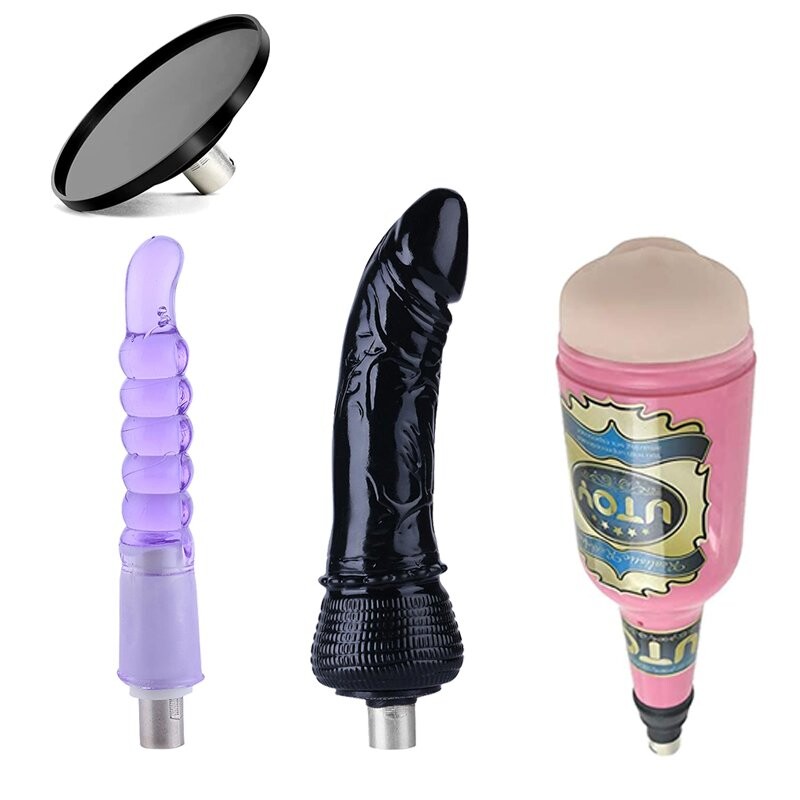 Jessky Sekmachine Accessoires - Realistische Dildo, Anale Plug, Orale Masturbator Cup & Zuignapadapter