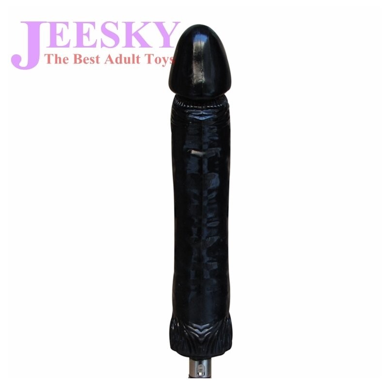 Seks Machine Bijlage Zwarte Dildo Diameter 3,5cm Lengte 18 cm Siliconen Dildo