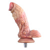 6,7 inch Dubbellaagse Platinum Siliconen Dinosaurus Dildo