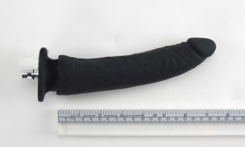7.5'' Dildo Crua le haghaidh Anal Sex agus Aerach Sáithite Speisialaithe le haghaidh Meaisín Seirbhíse Sex Préimiamach Dhubh