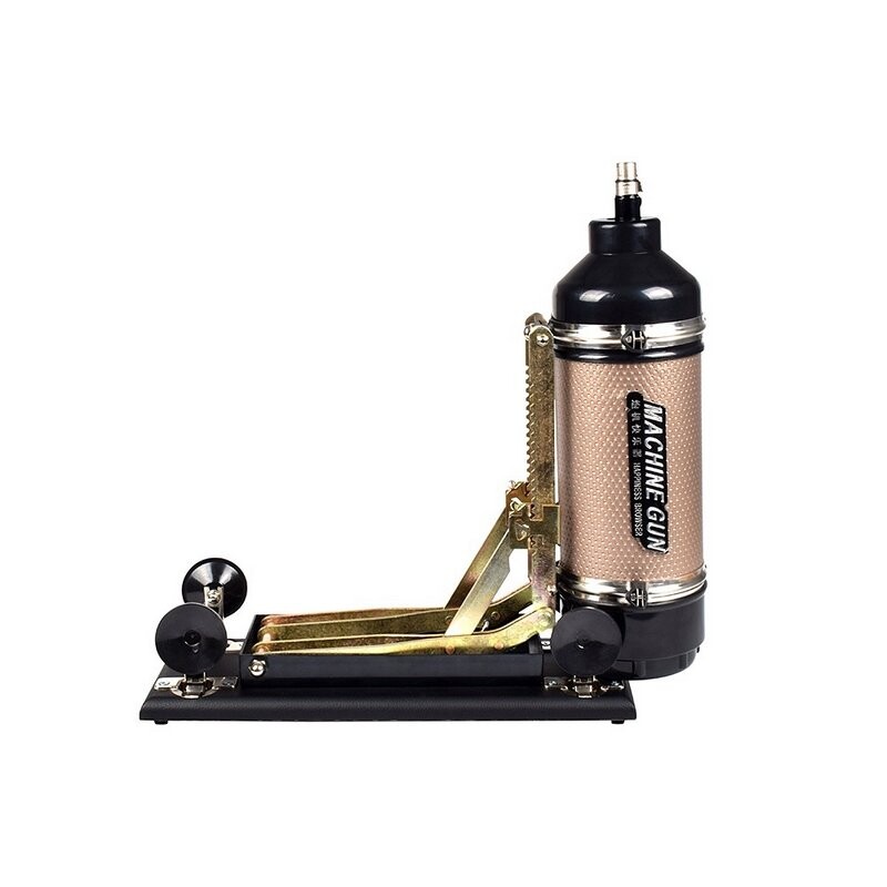 Climax Sex Machine le Dá Dildo do Bhaineann 0-415 nóiméad/imeacht