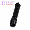 Uirlis Sex Machine Breiseáin Dúghabhlach Dildo Dubh Cearnach 3.5cm Fad 18 cm Dildo Silicone