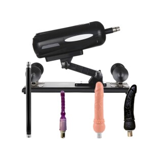 JESSKY Automatic Women Sex Machine le Ceangalóir 3XLR Cíosach Ciseáil 4Pcs