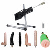 Updated Edition：Smart Remote Control Sex Machine 6 Speed With 5 Pcs Big Dildos, Vagina Cup for Couple