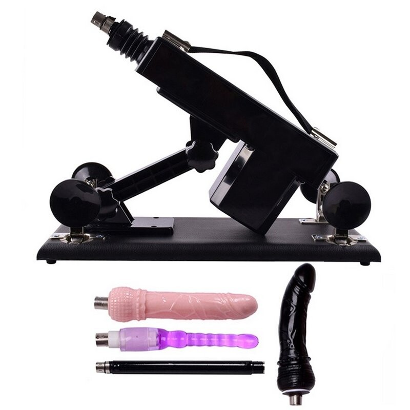 Powerful Motor Quiet Sex Machine for Woman with 4pcs Attachments